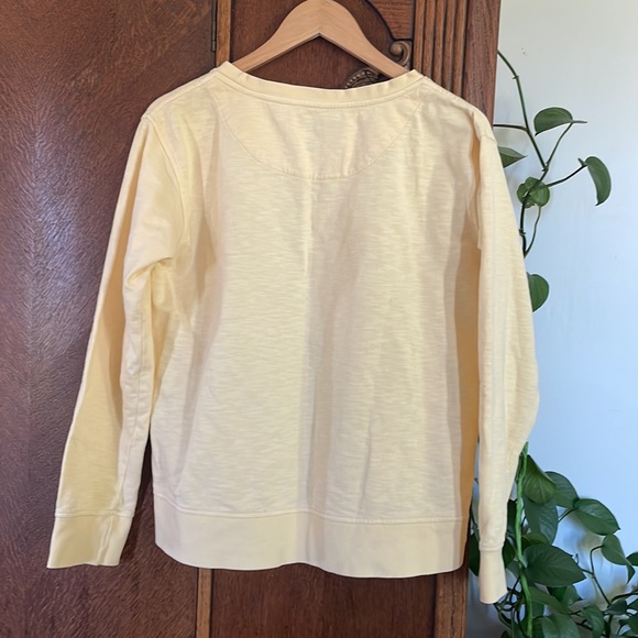 Orvis Sweater Crew Top Zipper Pockets Cotton - Picture 2 of 5